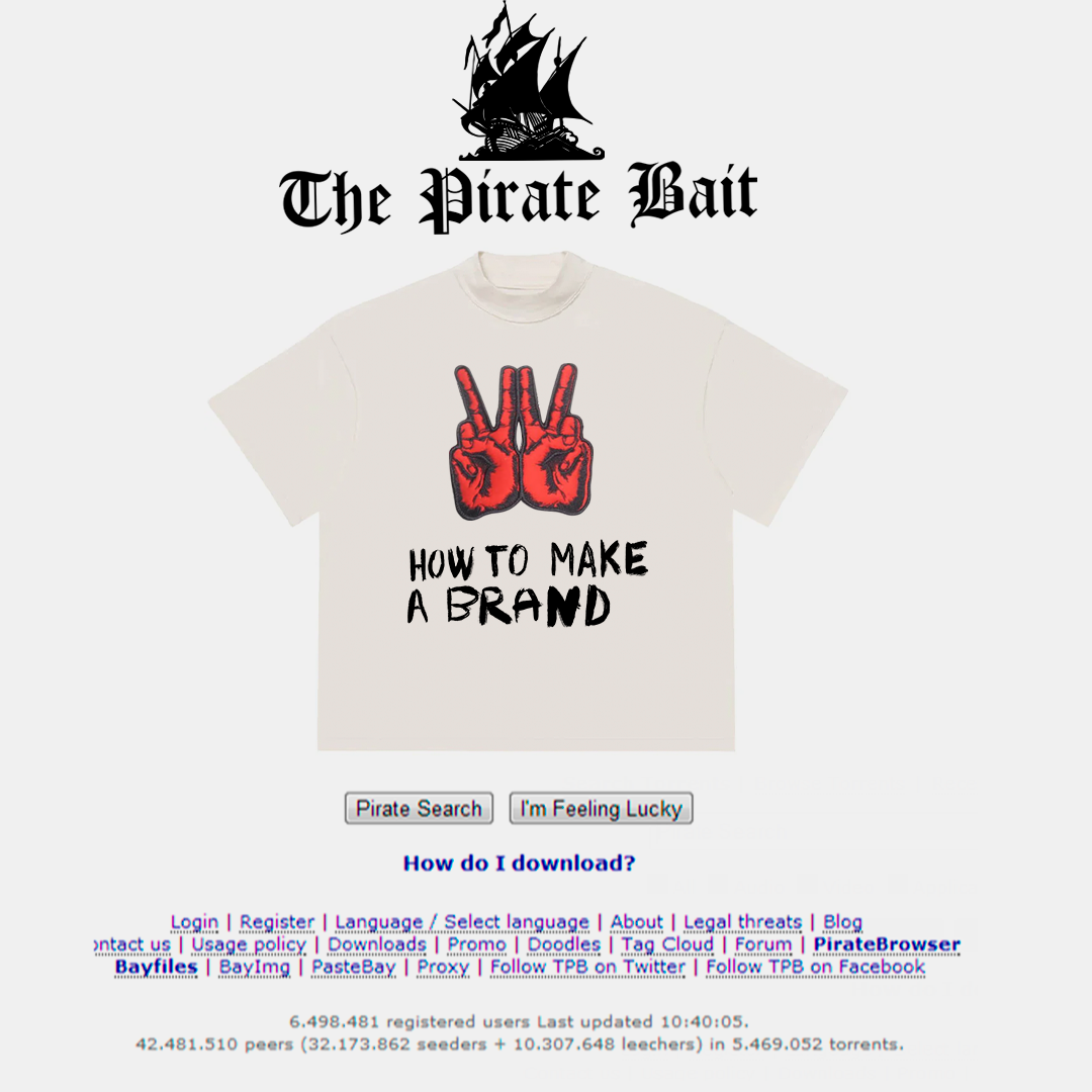 Camiseta "How to create a brand"