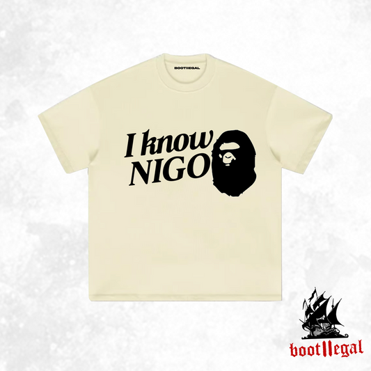 Camiseta Oversize- " I know Nigo"